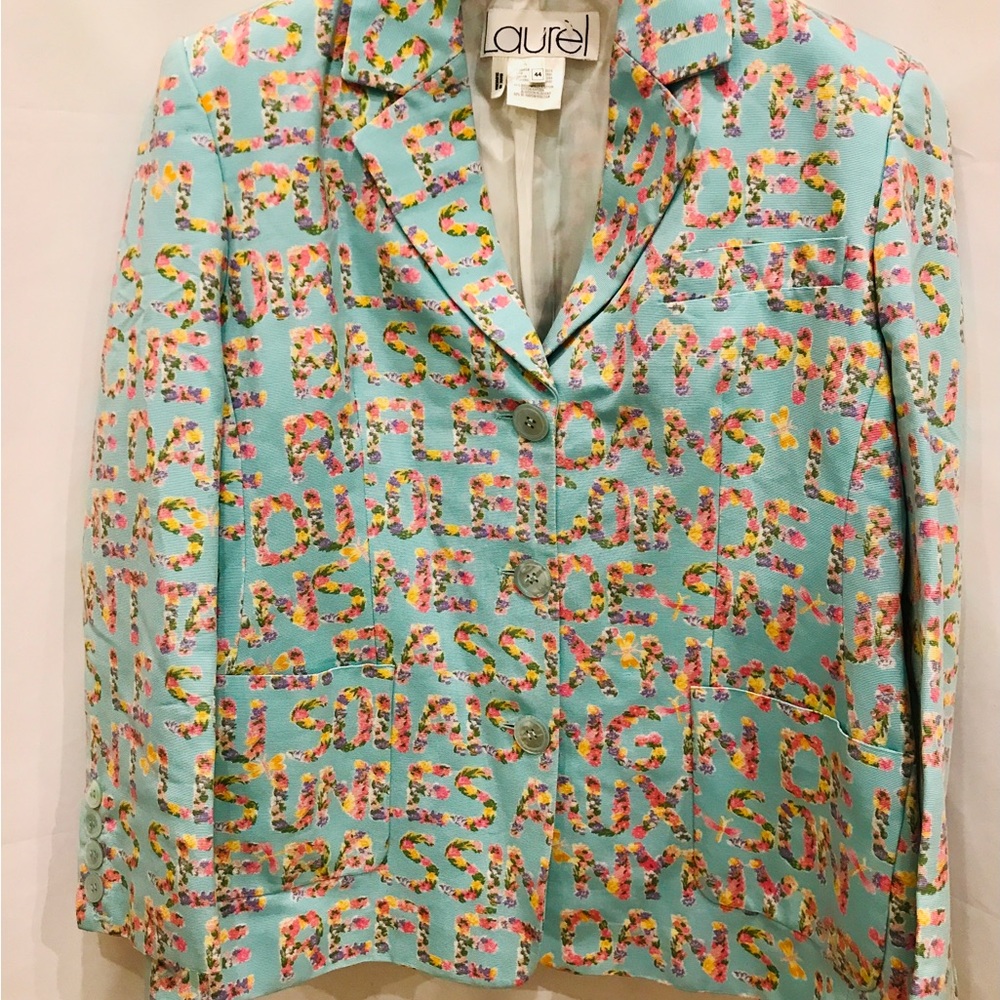 Laurel Vintage Jacket Blazer By Escada
